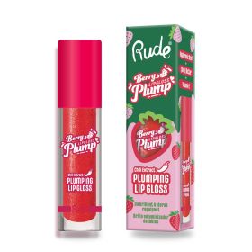 RUDE Berry Juicy Plumping Lip Gloss (Color: Strawberry Kiss)