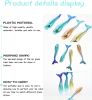 4pcs Mermaid Lip Gloss Tube Empty Lip Gloss Tubes Clear Lip Gloss Eyelash Tubes
