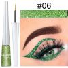 16 Color Glitter Liquid Eyeliner Set Colorful Waterproof Long Lasting Eyeliner